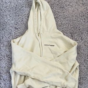 Women’s cream off white hoodie